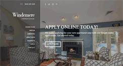 Desktop Screenshot of mywindemereapts.com